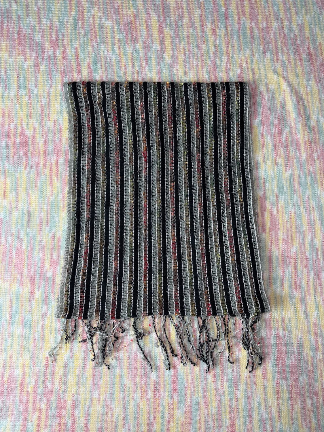 블랙 그레이 포인트 머플러 상품이미지8