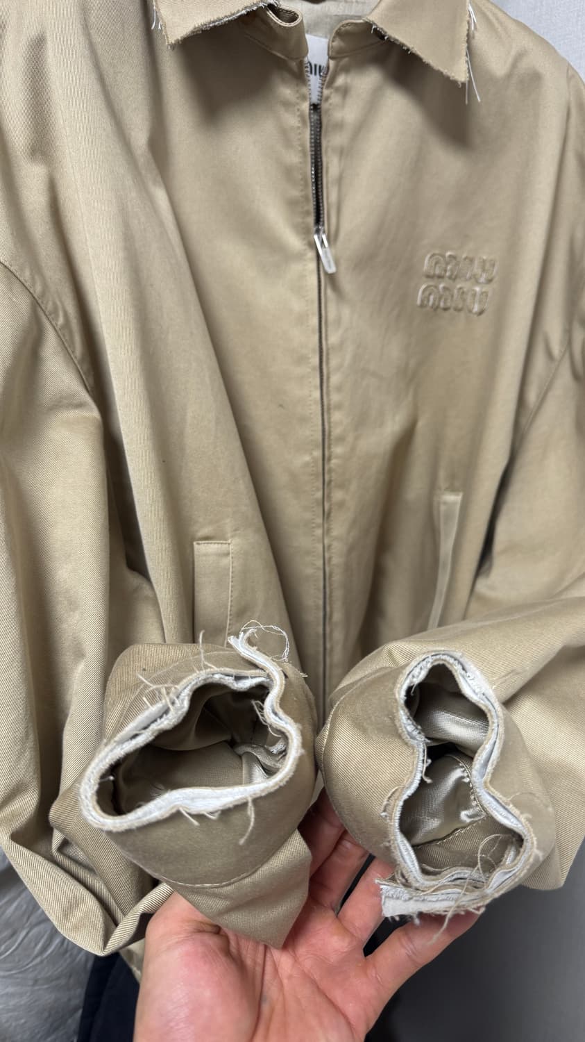 미우미우 치노 블루종 자켓 42 상품이미지6