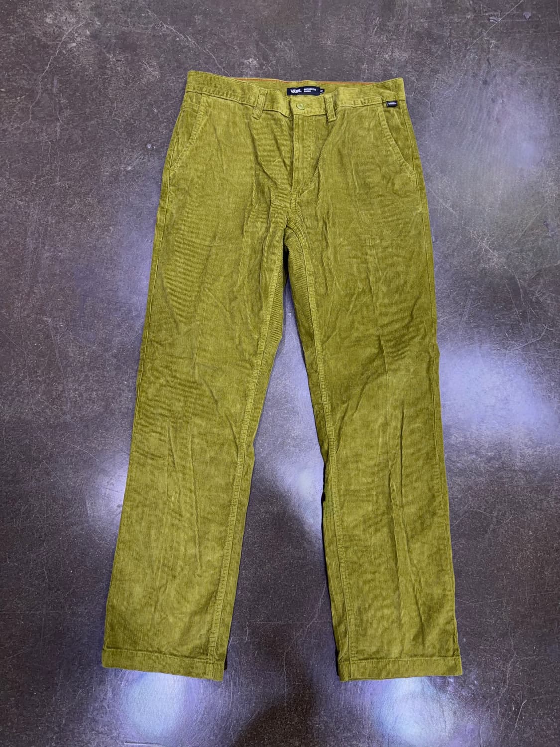 반스 어센틱 치노 코듀로이 릴렉스드 팬츠 아보카도 32 상품이미지3