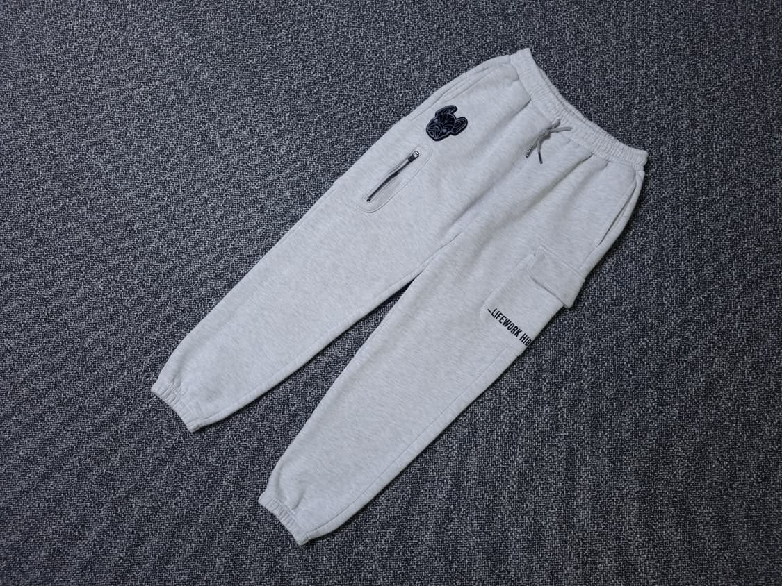 [무료배송][FREE]라이프워크 남여공용 터프트 기모 조거 팬츠 상품이미지3