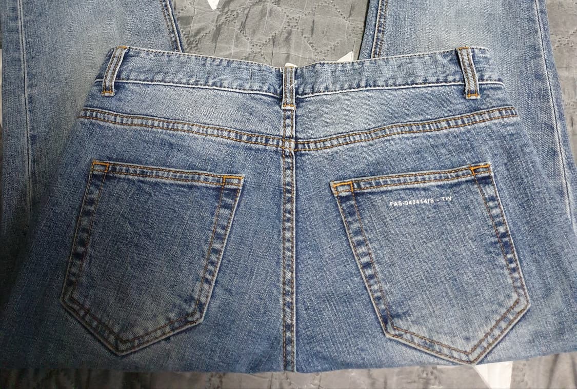 페이탈리즘 FAS-040414/S 그리쉬 블루 크롭 데님팬츠 (32) 상품이미지3