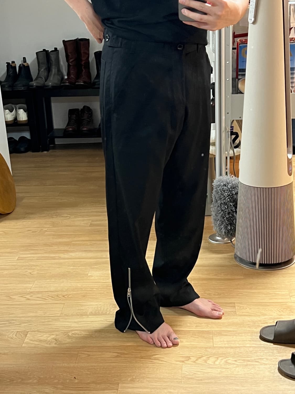 Comme des garcons black 지퍼 팬츠 상품이미지8