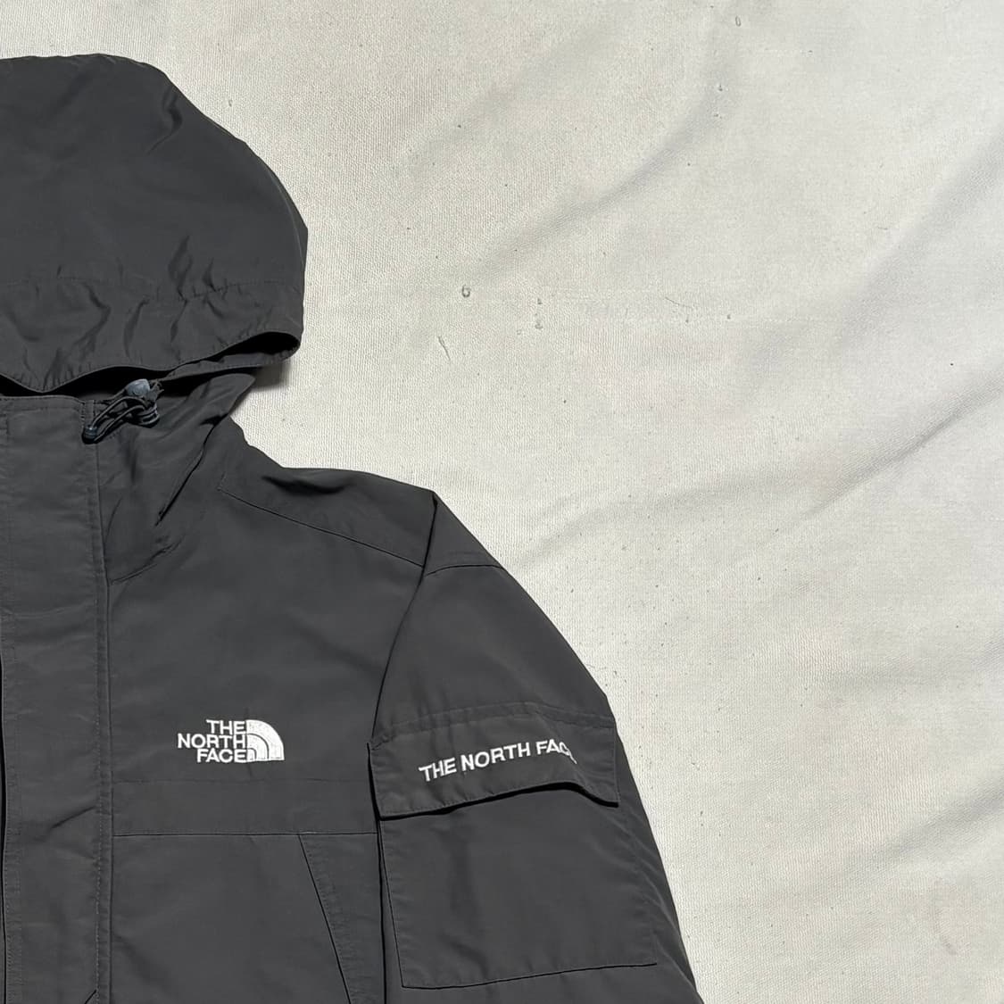 95 노스페이스 그레이 후드 바람막이 상품이미지1
