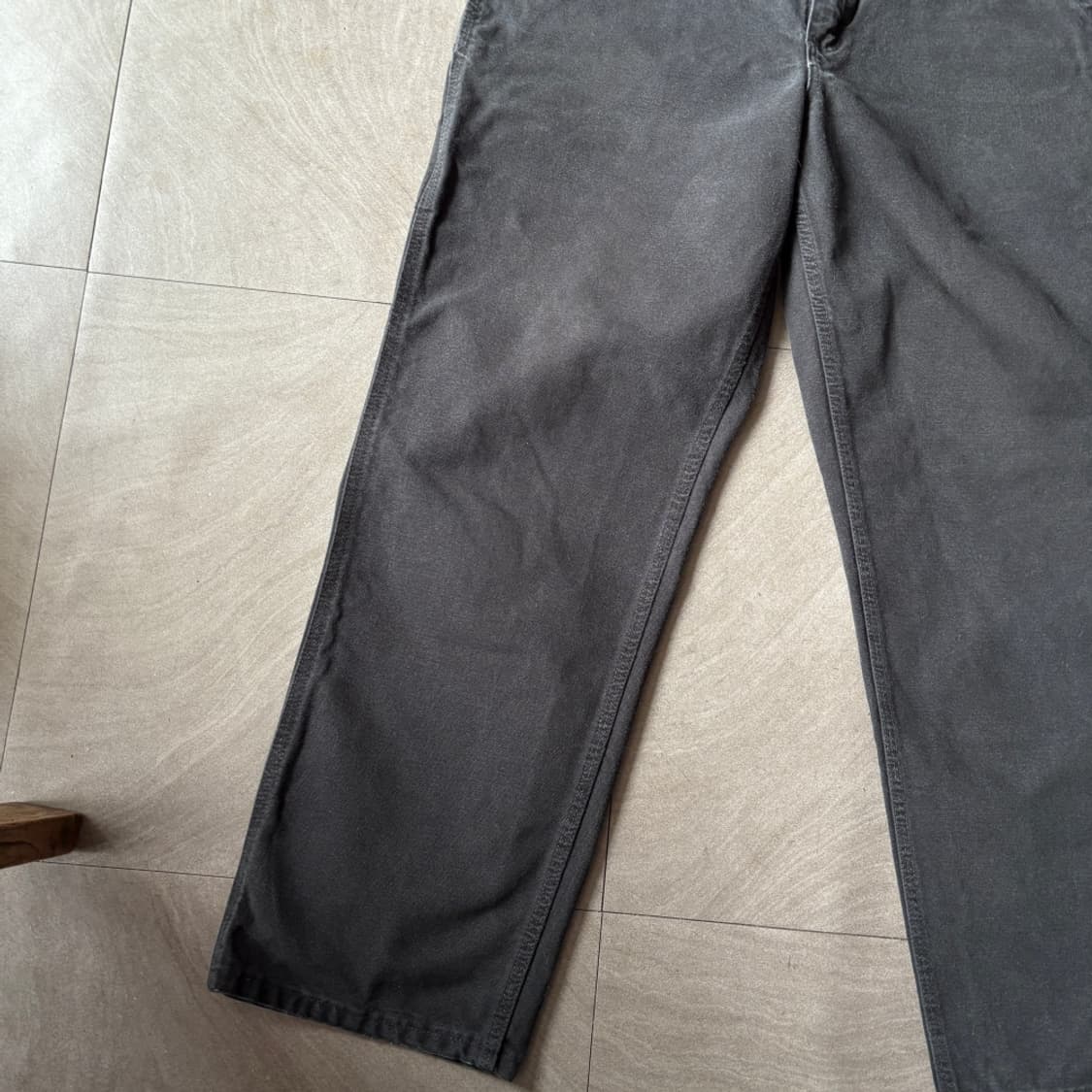 칼하트 정품 오리지널 블랙 싱글니 카펜터 팬츠 상품이미지7