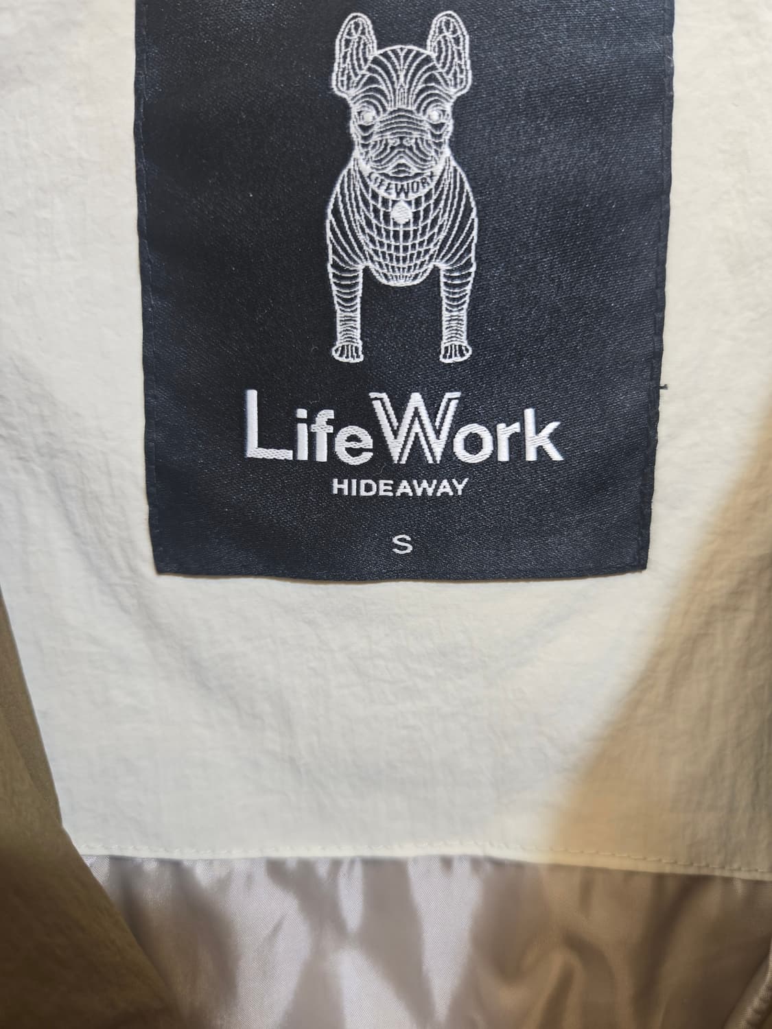 라이프워크 유넥  퀼팅 자켓 브라운 패딩 상품이미지4