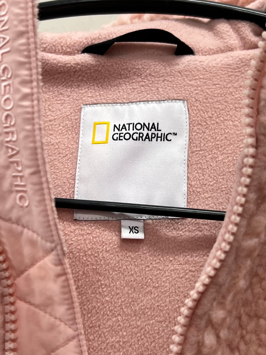 내셔널지오그래픽 셰르파 플리스 뽀글이 자켓 베이비핑크 상품이미지4