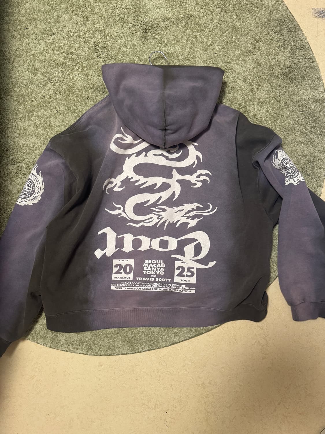 (교환) 트레비스 서울 콘서트 후드 집업 상품이미지2