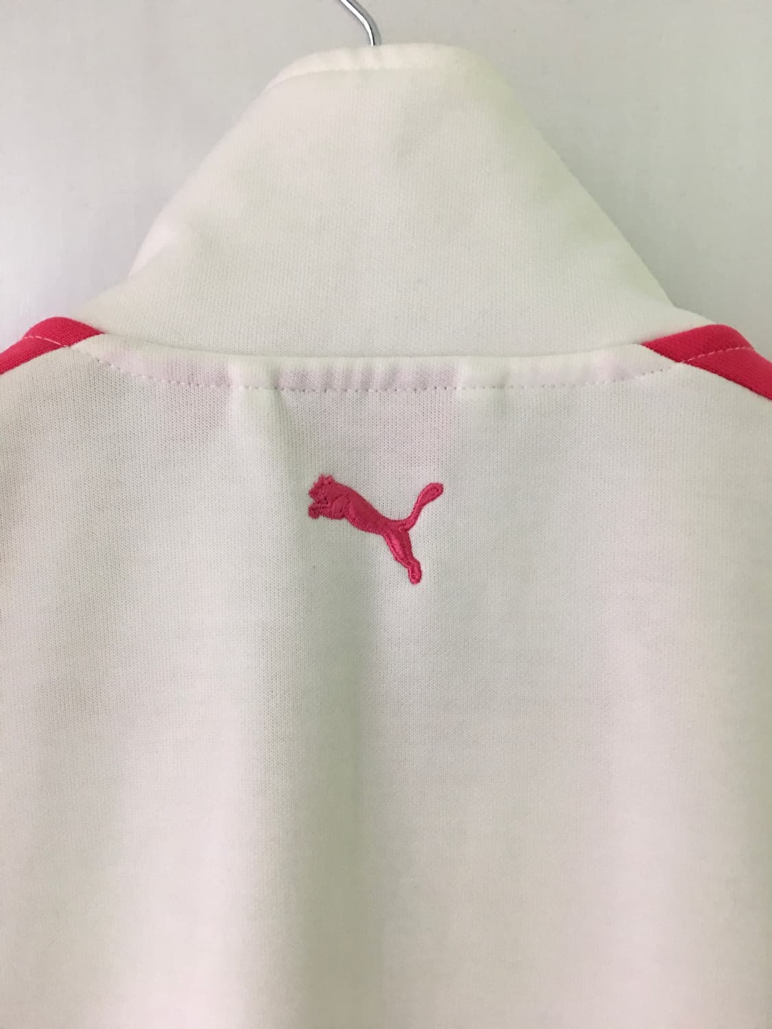 퓨마 화이트 핑크 반팔 져지 상품이미지4