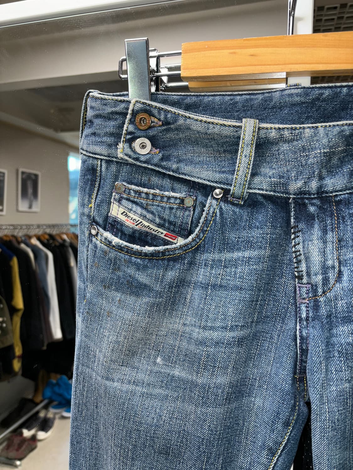 디젤 플레어 데님팬츠 상품이미지5