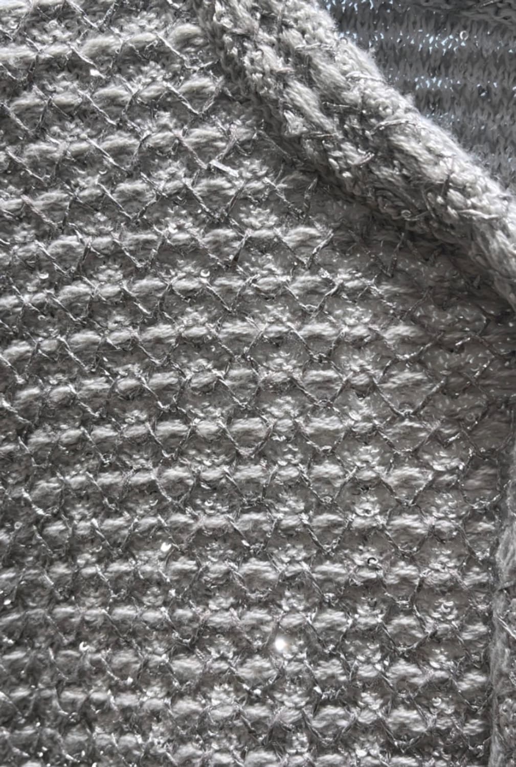 마쥬 메탈릭 니트 트위드 가디건 상품이미지3