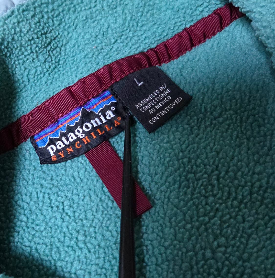 (L)파타고니아 Mexico 민트 신칠라 자켓 플리스 상품이미지2