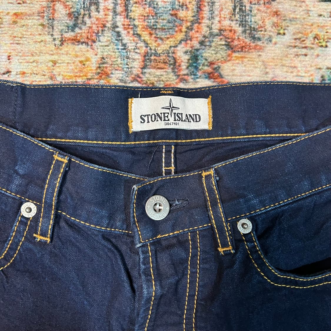 [32] 스톤 아일랜드 셀비지 생지 데님팬츠 상품이미지3