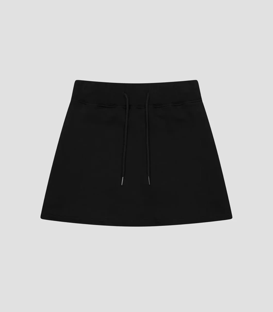 ESSENTIAL SWEAT PANTS SKIRT-BLACK 상품이미지1