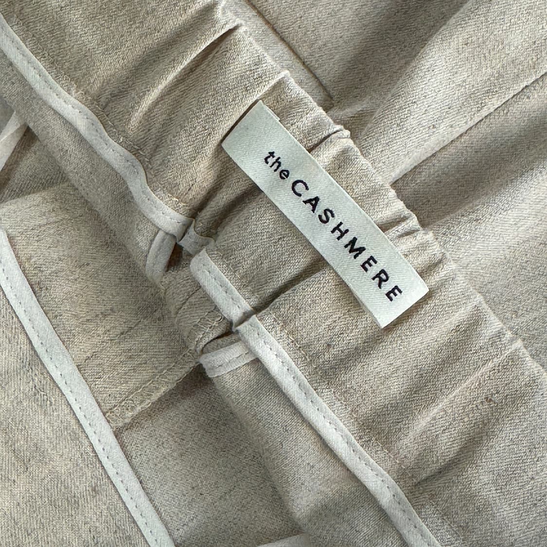 더캐시미어 린넨 코튼 백 밴딩 쇼츠 상품이미지2