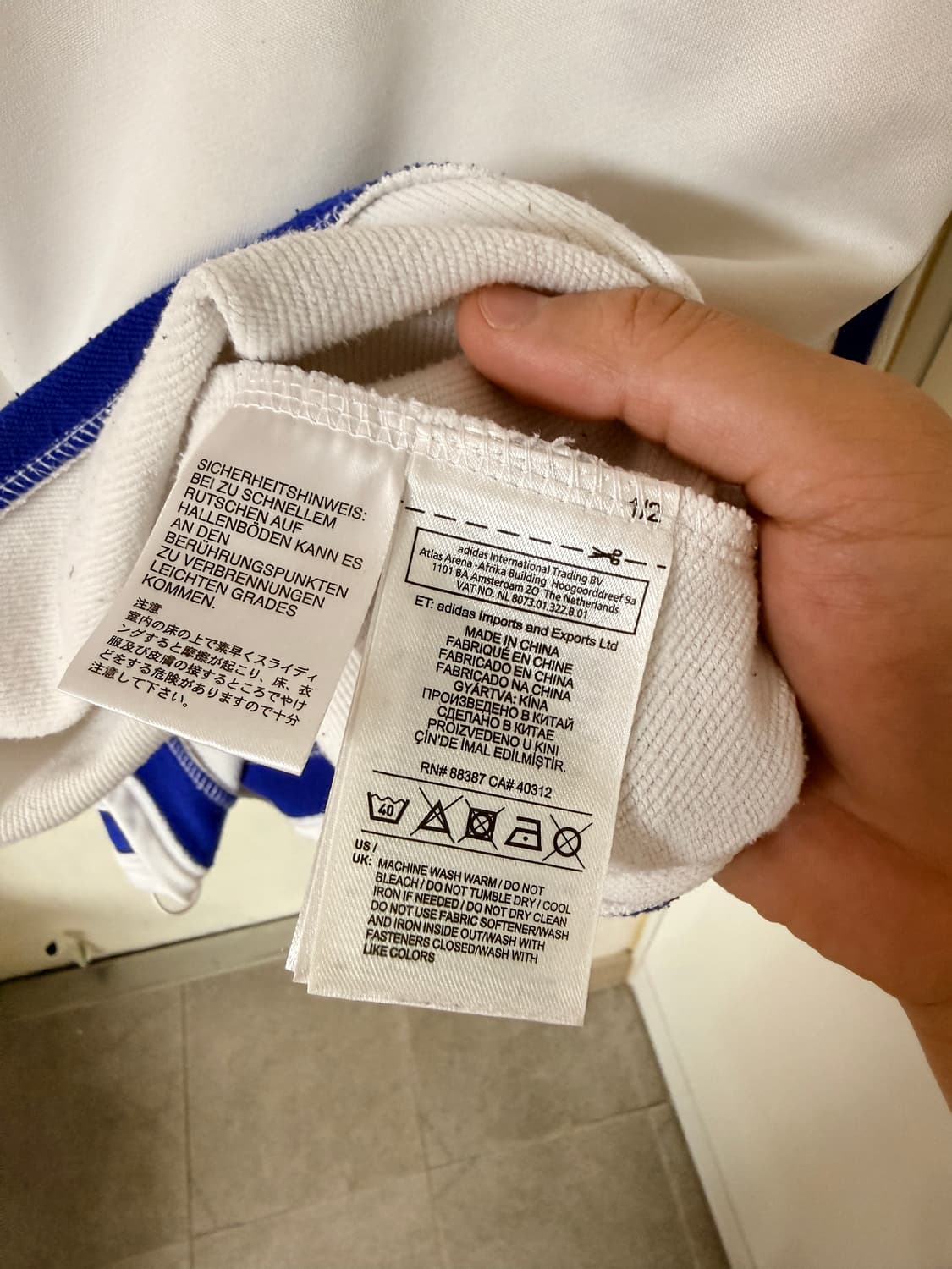 아디다스 첼시 트레이닝 탑 저지 상품이미지5