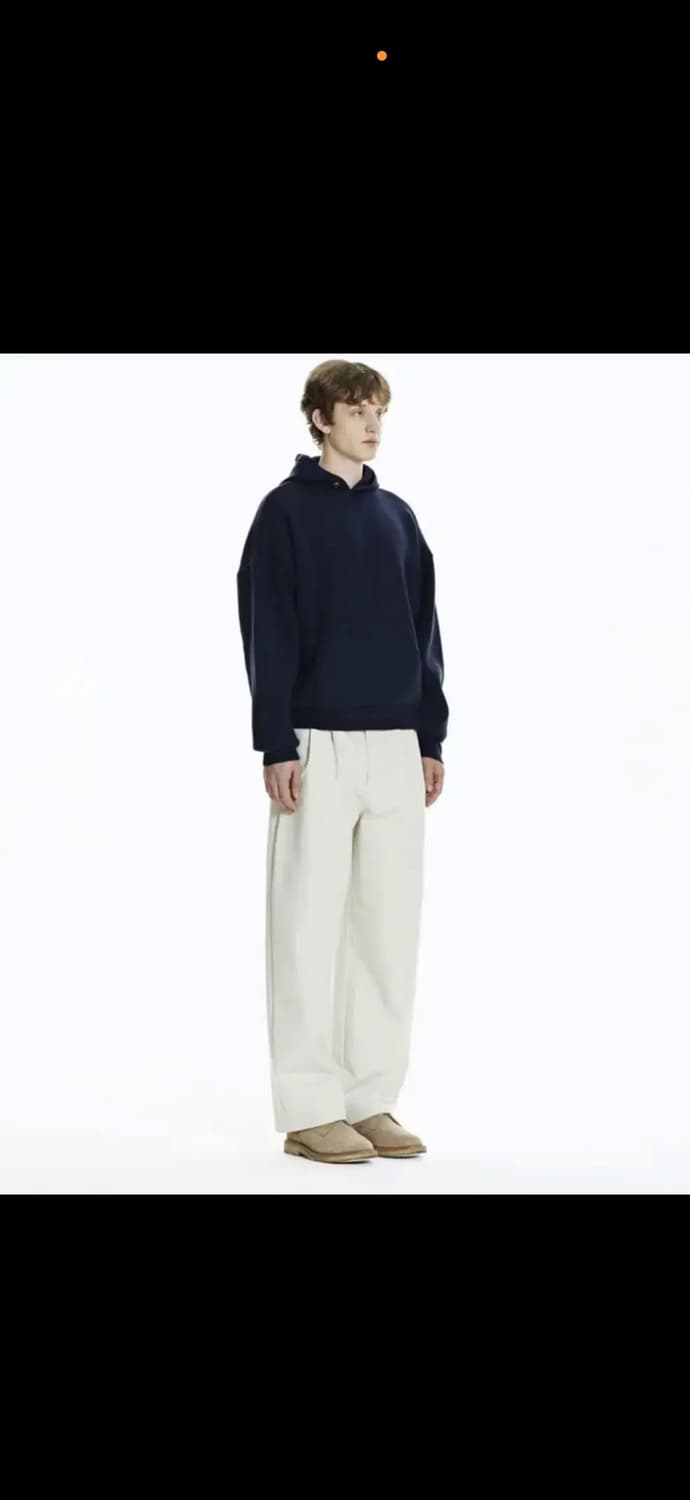 노드아카이브 ss 후드 니트 네이비 1size 상품이미지3