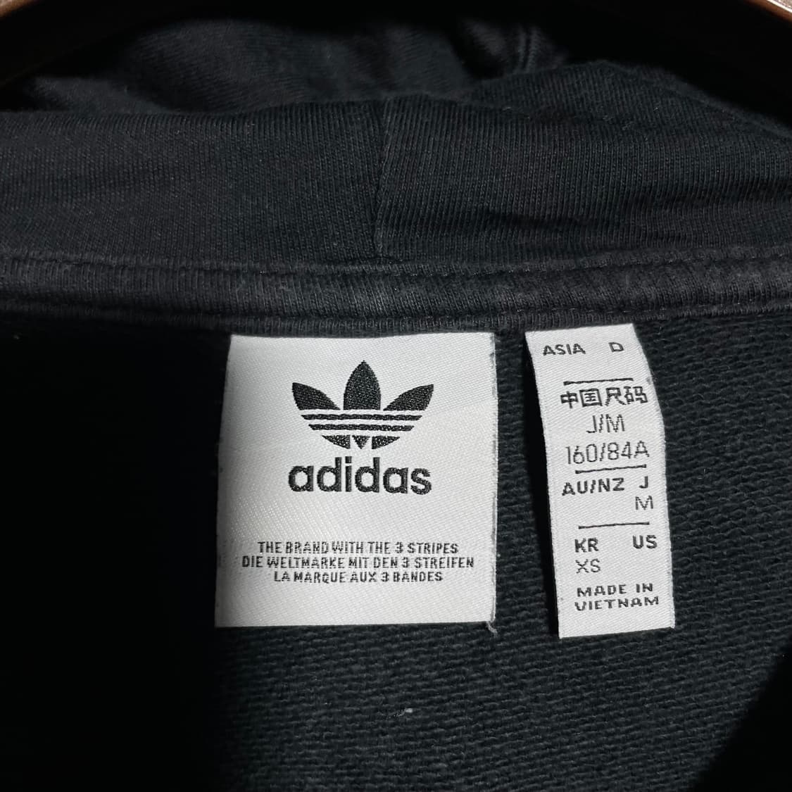 아디다스 크롭 후드티 상품이미지3