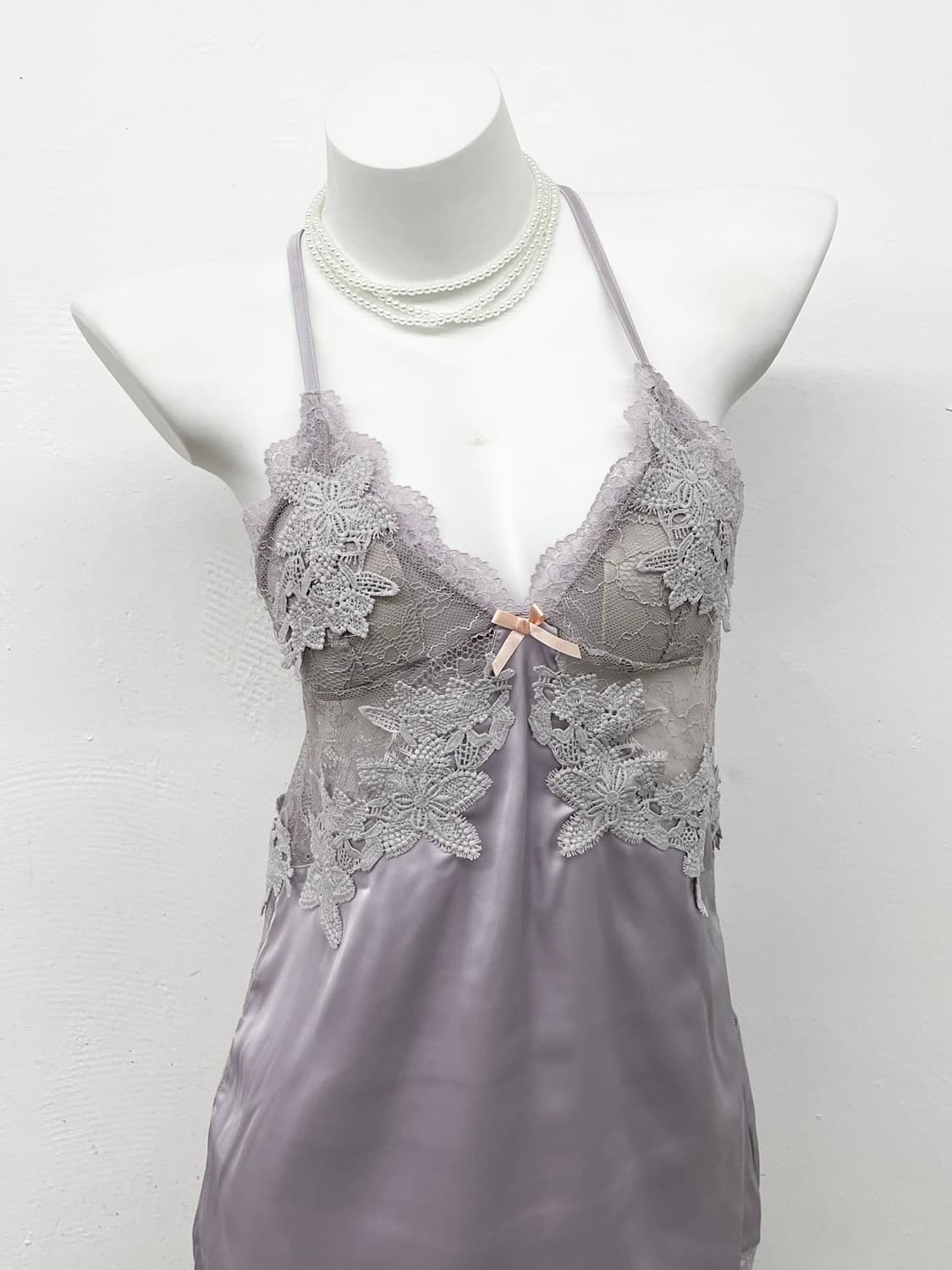 페어리 새틴 레이스 슬립 상품이미지2