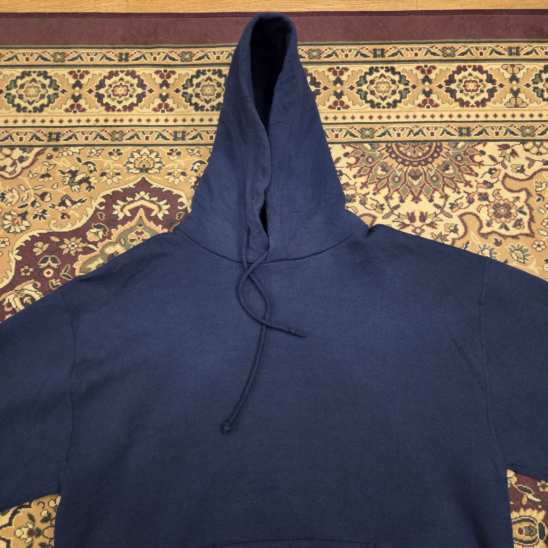90s 빈티지 러셀 후드 네이비 L 상품이미지3