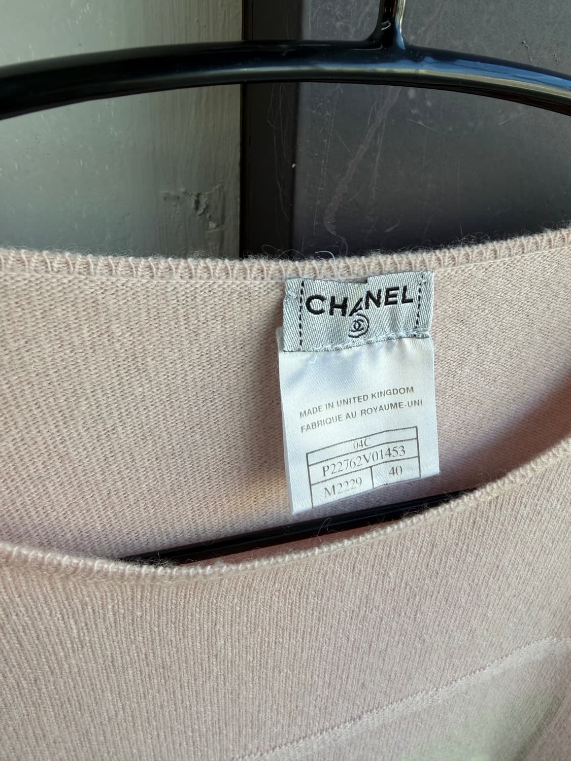 .40/ 샤넬 캐시미어 라운드 니트 상품이미지7