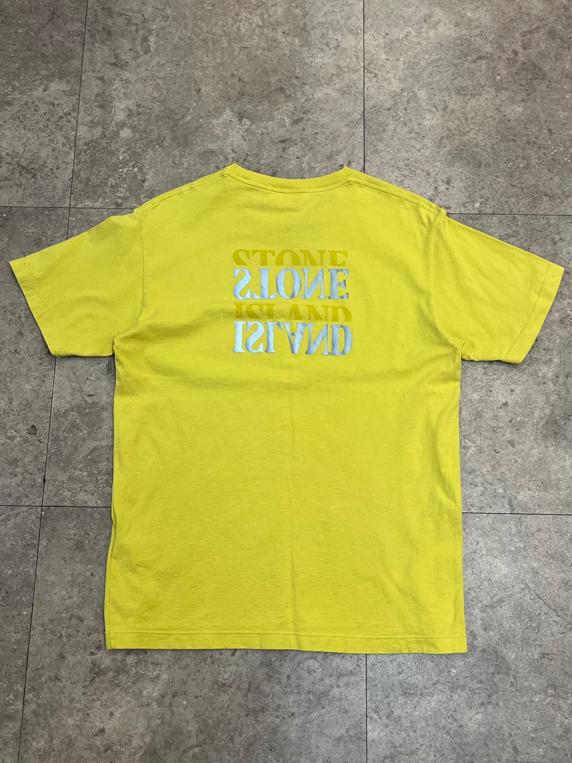 스톤아일랜드 반팔티 옐로우 L #csz2759  상품이미지7