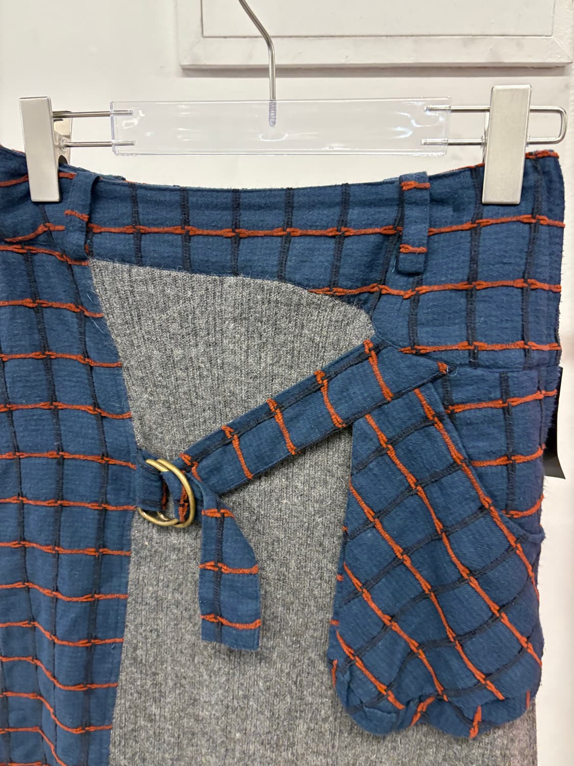 Clutch check knit skirt 상품이미지2