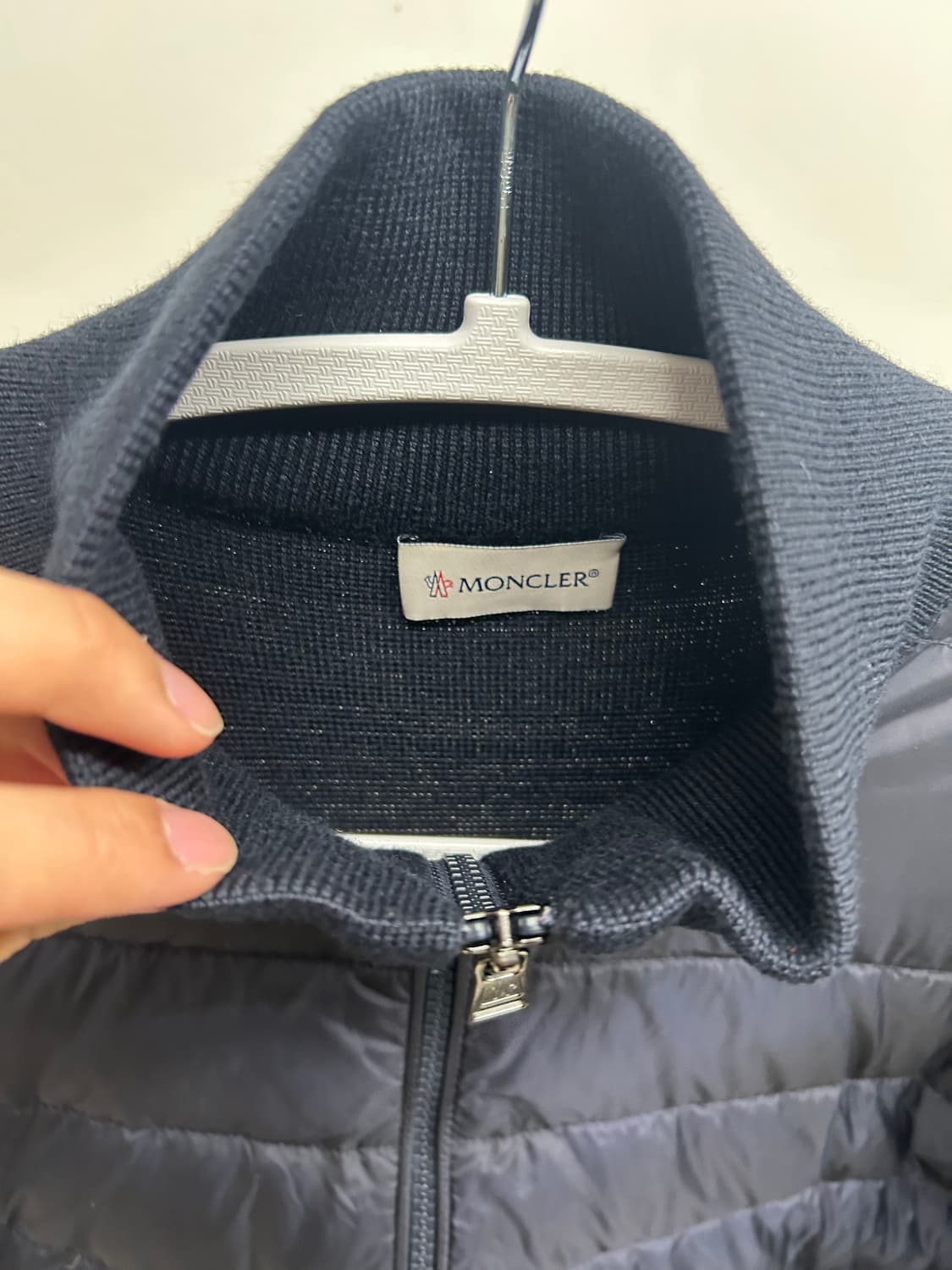 (2XL) 몽클레어 니트패딩 네이비 상품이미지4