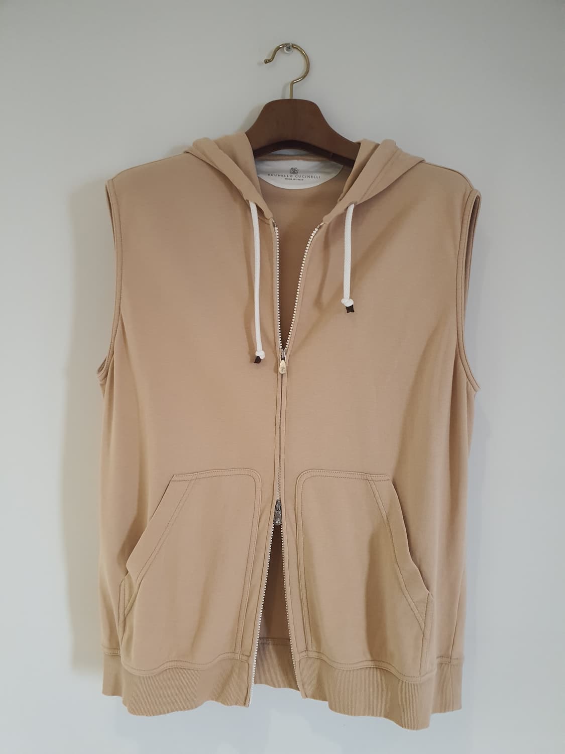 브루넬로 쿠치넬리 남성 후드 집업 베스트 상품이미지2