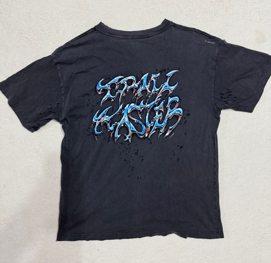 새티스파이 모스테크 티셔츠 에이지드 블랙 S 스콜피온 상품이미지4