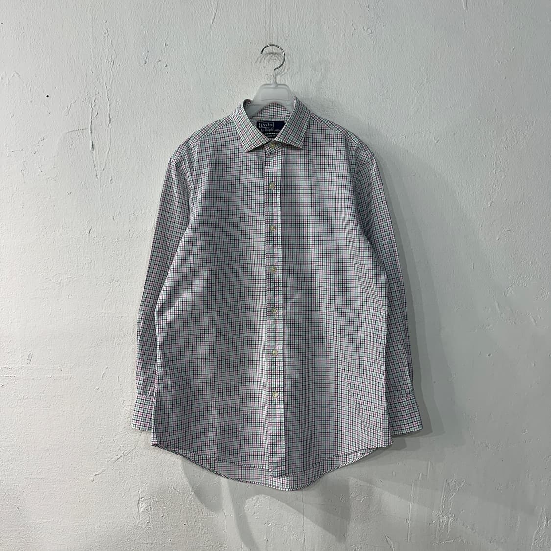 폴로랄프로렌 잔체크 셔츠 M 상품이미지1