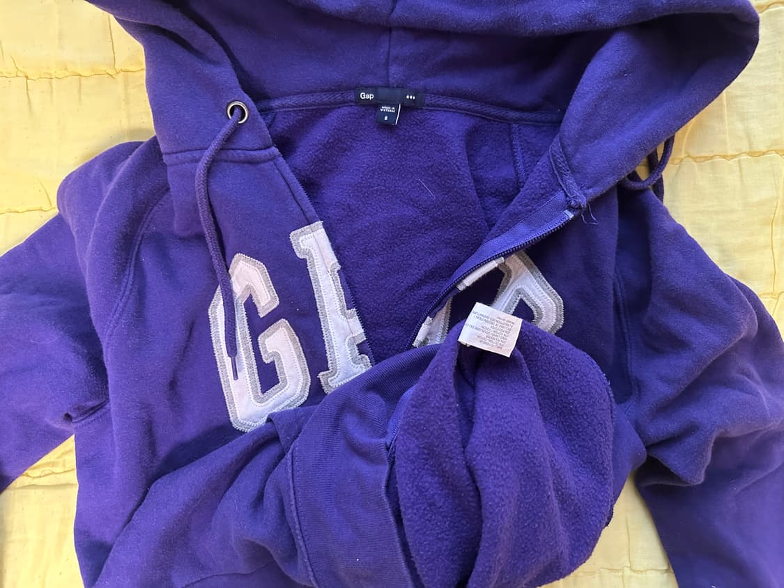 보라 갭 집업 퍼플 상품이미지2