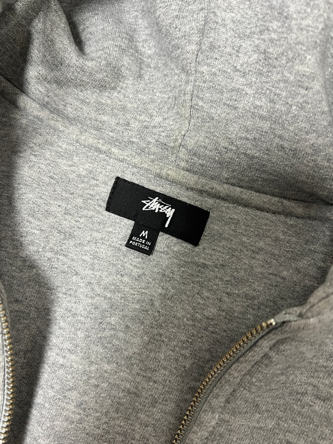 스투시 회색 후드집업 상품이미지3