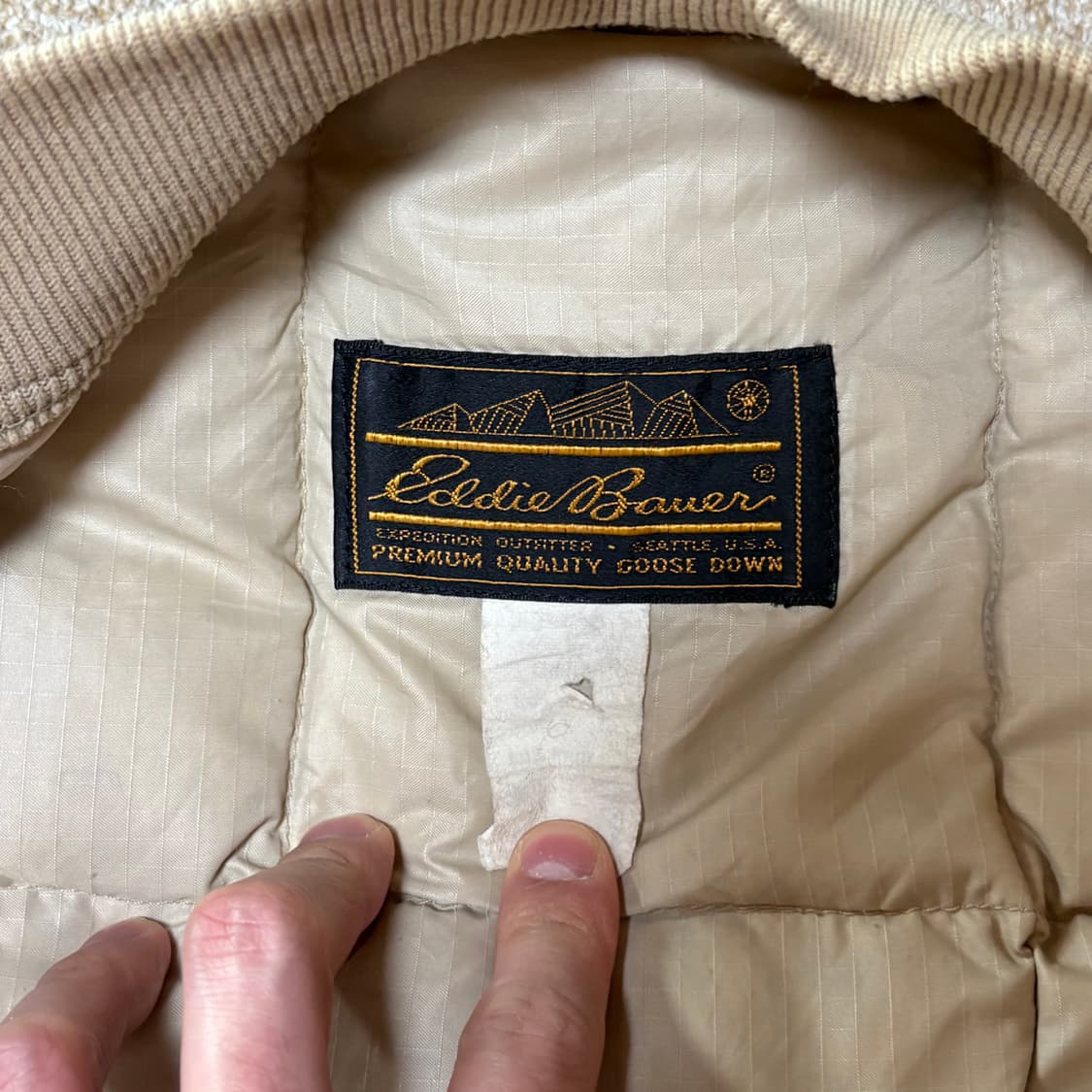 80‘s 에디바우어 다운베스트 상품이미지4