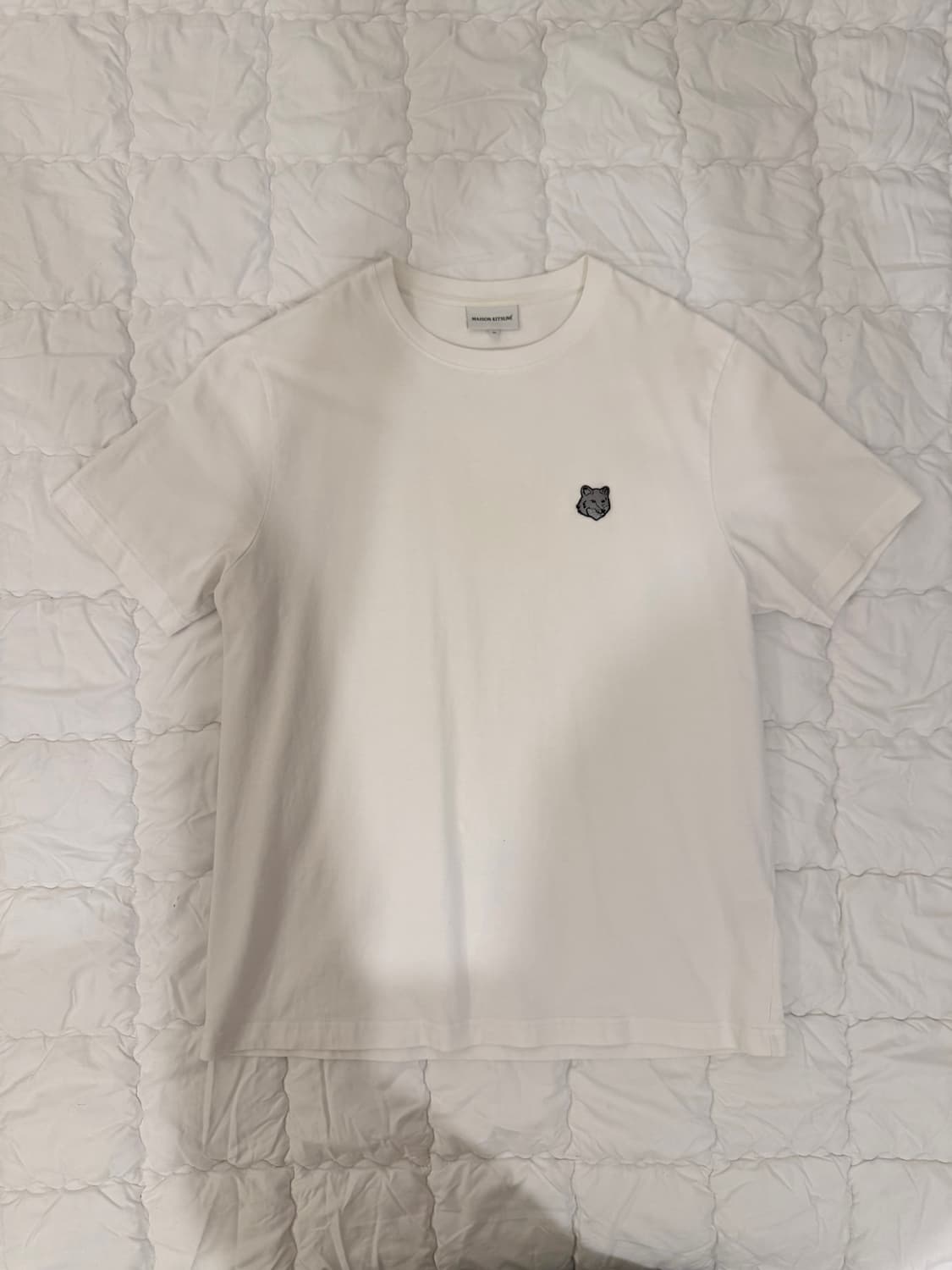 메종키츠네 그레이 폭스헤드 컴포트핏 티셔츠 상품이미지1