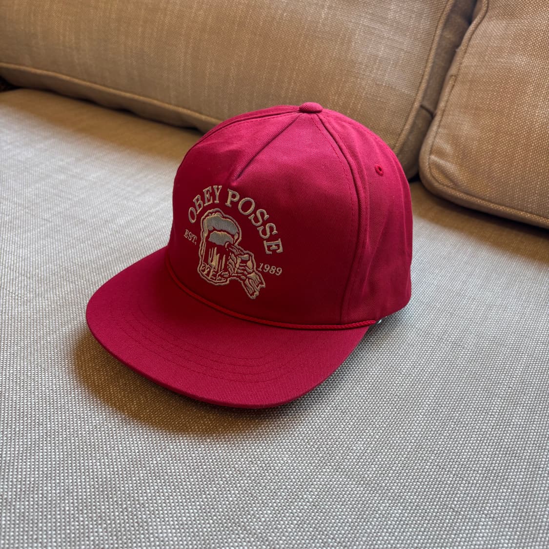 Obey 레드 캡, 사이즈 ONE SIZE 남여공용 상품이미지1