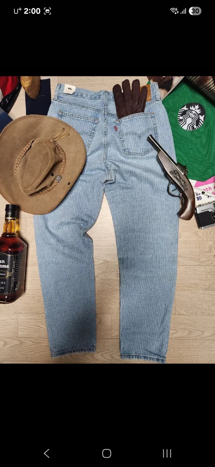 (새상품)LEVIS  워크 에스닉 웨스턴 데님 청바지 상품이미지5
