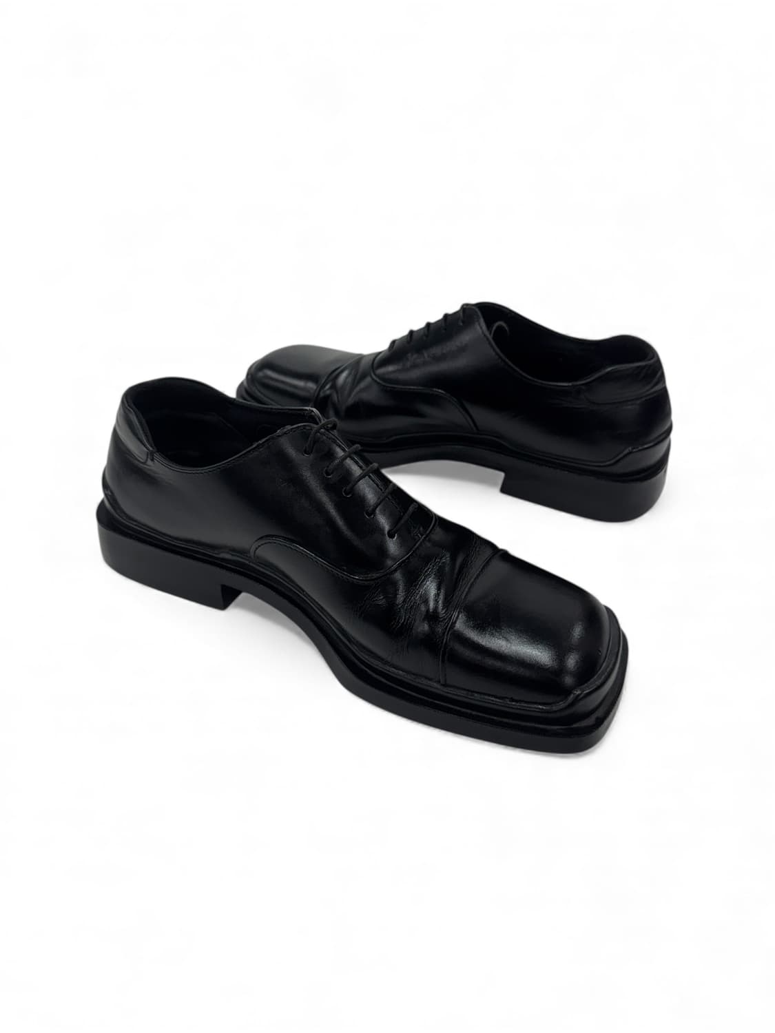 00s Prada Square Derby Shoes 상품이미지6