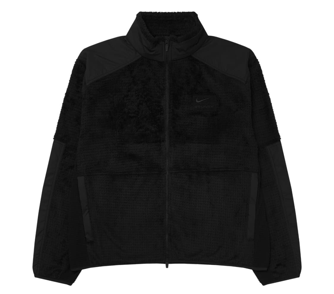 스투시 나이키 풀 집 플리스 블랙 상품이미지1