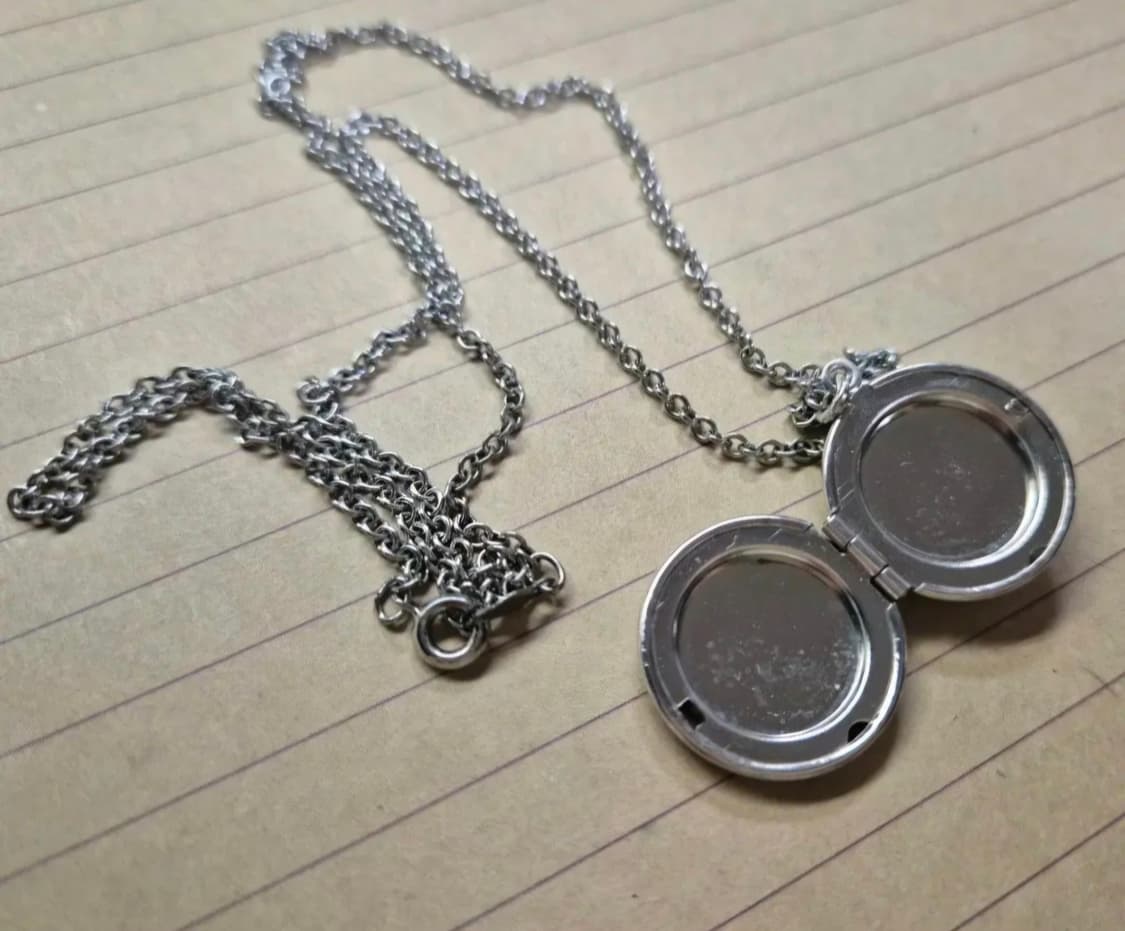 vintage) 빈티지 실버 로켓목걸이 상품이미지5