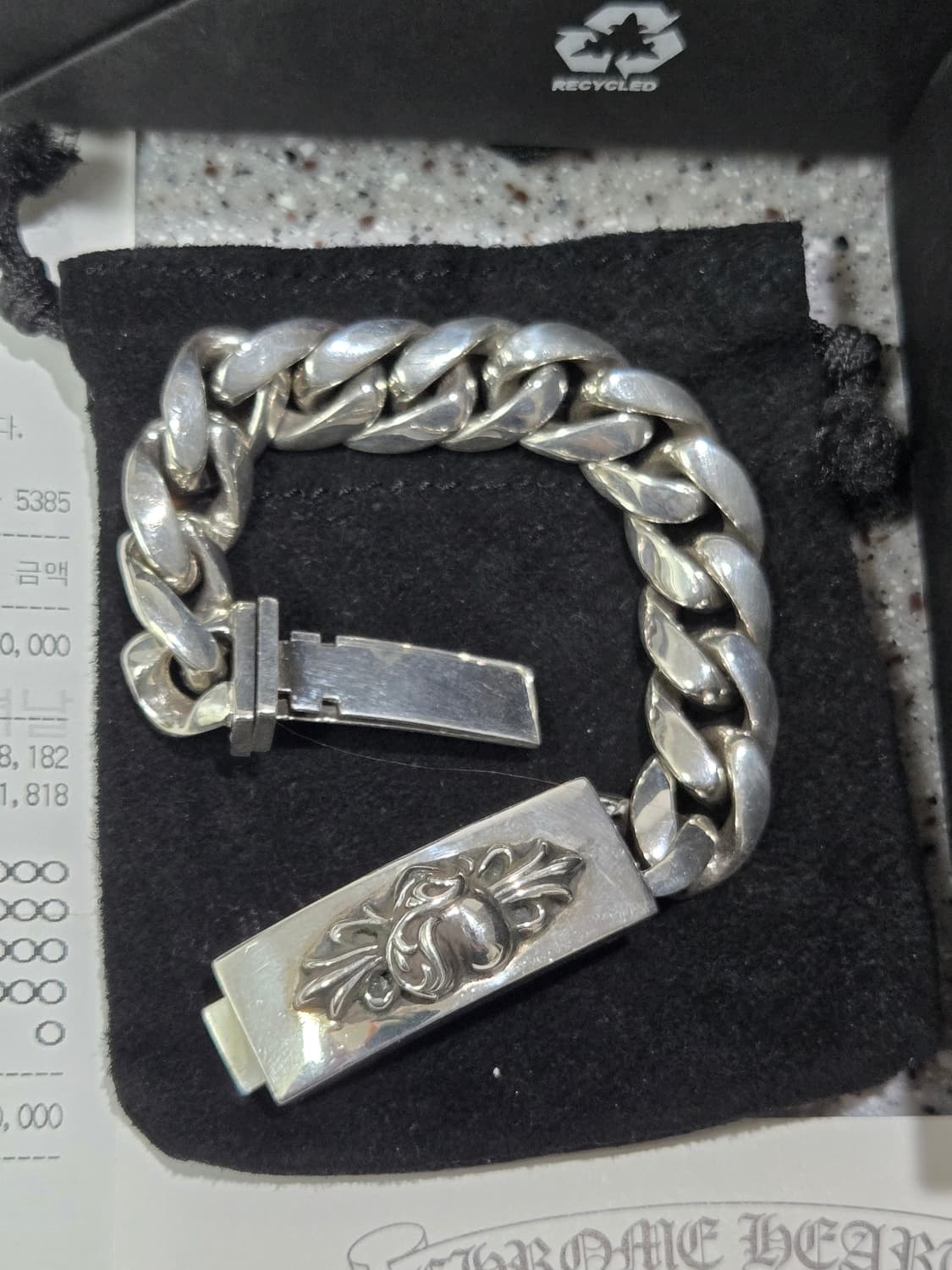 크롬하츠 ID 플로랄 하트 클래식 팔찌(정품) 상품이미지2