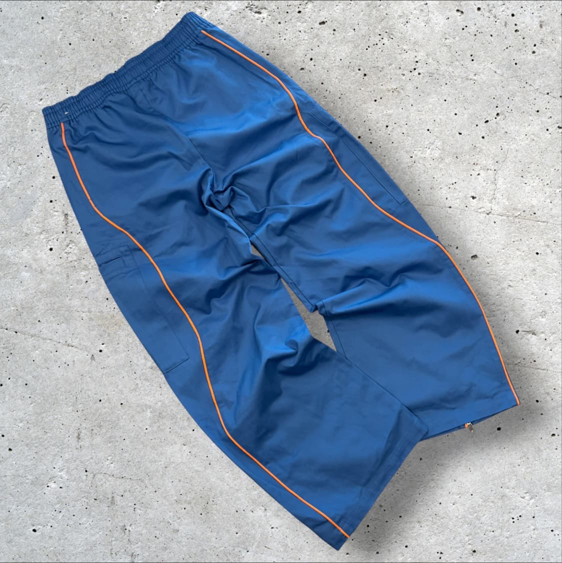 [XL] 나이키 NSW 하이웨스트 블루 오렌지 라인 카고 팬츠 D467 상품이미지2