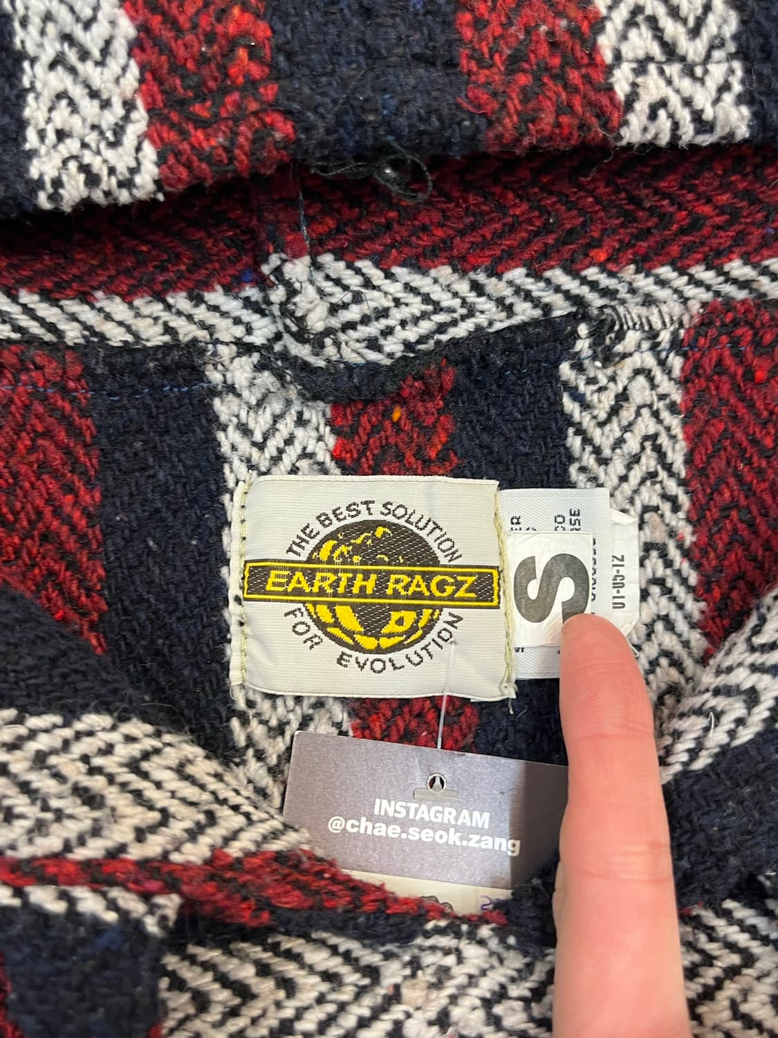 빈티지 맥시칸 바하 후드 레드 S #csz2563 상품이미지3