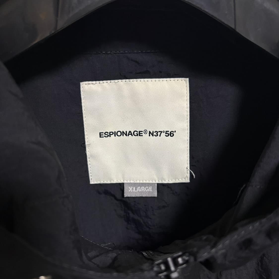 에스피오나지 레이 요트 파카 바람막이 / 블랙, XL 상품이미지4