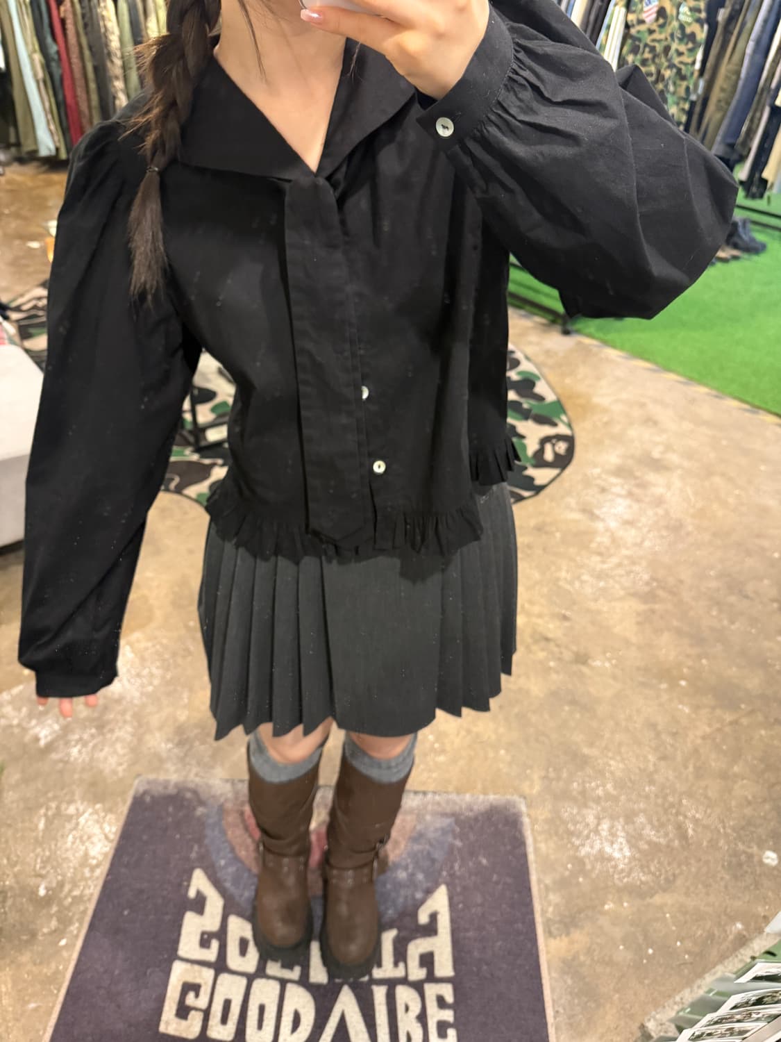 포에토 세일러 카라 블라우스 상품이미지2