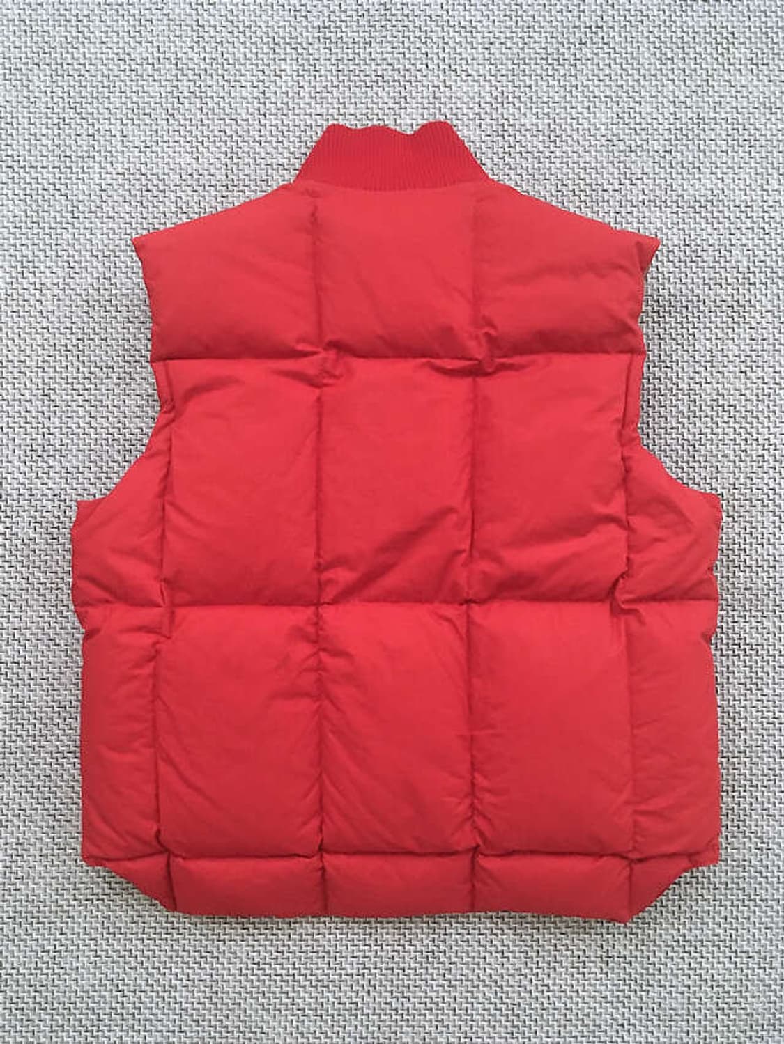 90s washed poplin-cotton down vests 상품이미지9