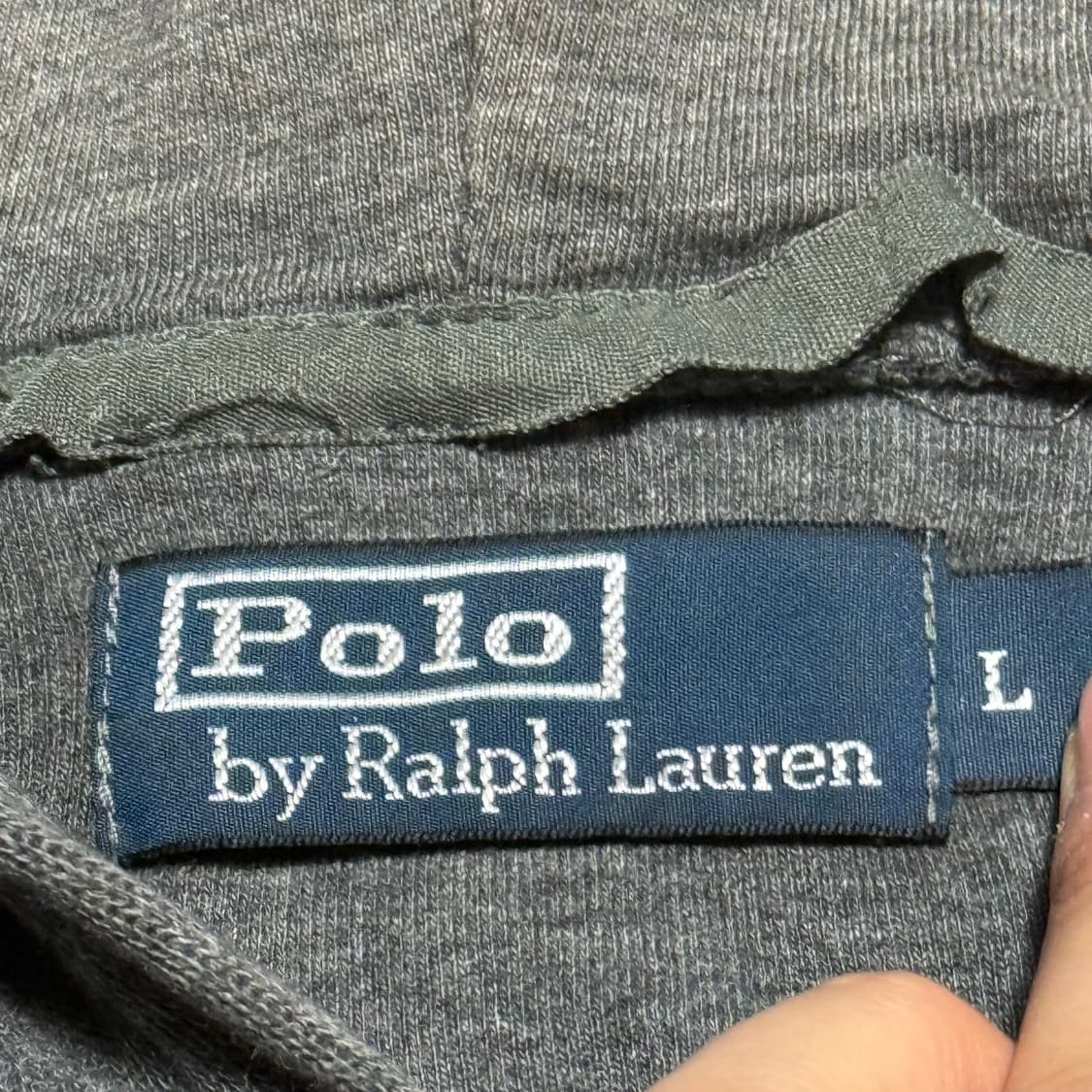 L 폴로랄프로렌 그레이 후드 집업 상품이미지4