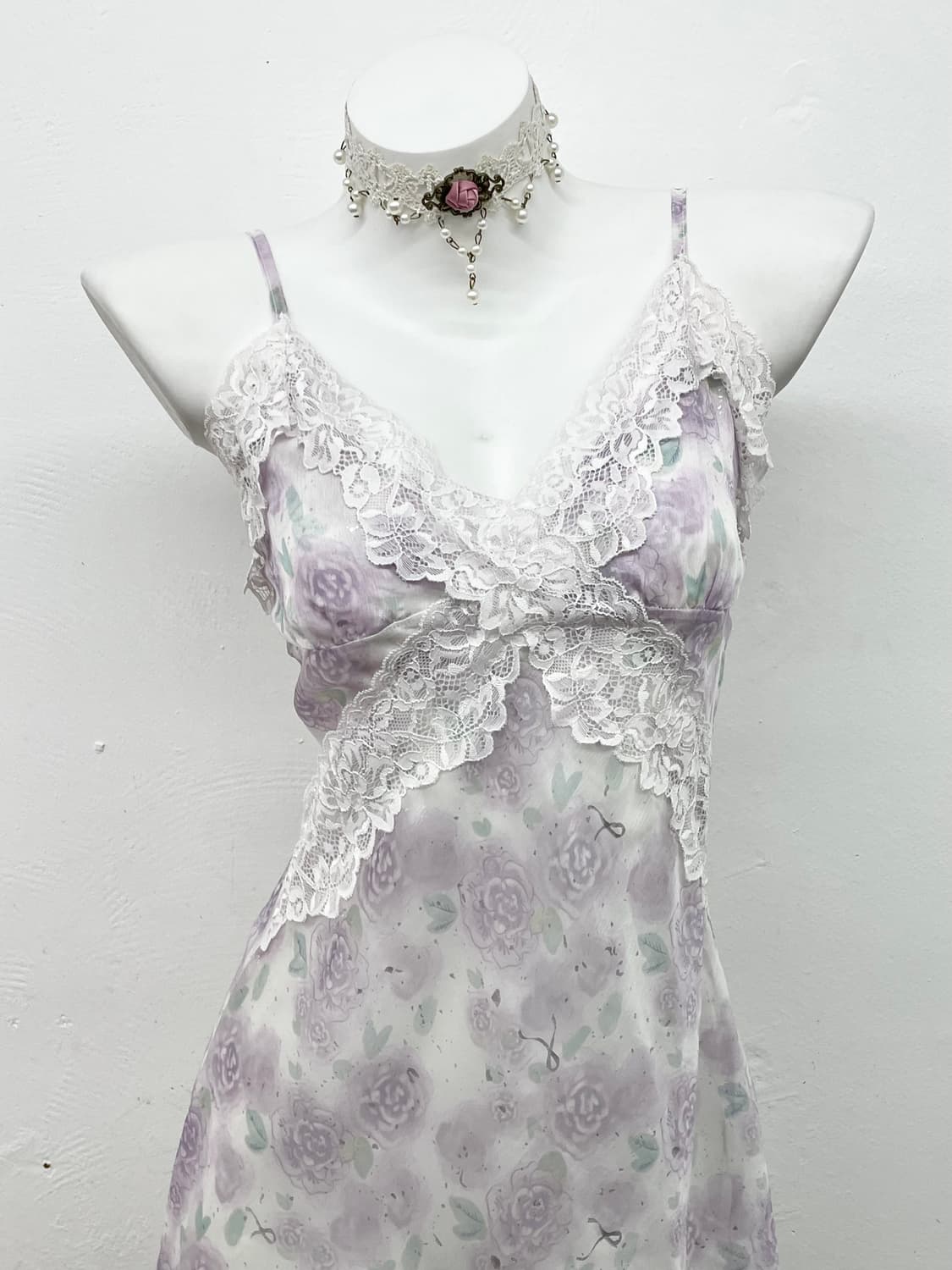 페어리 로즈 레이스 슬립 상품이미지2