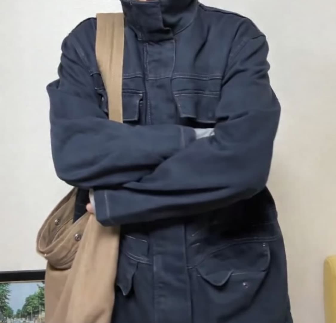 자라 스티치 포켓 필드자켓 재킷 블루 8727/270/407 상품이미지1