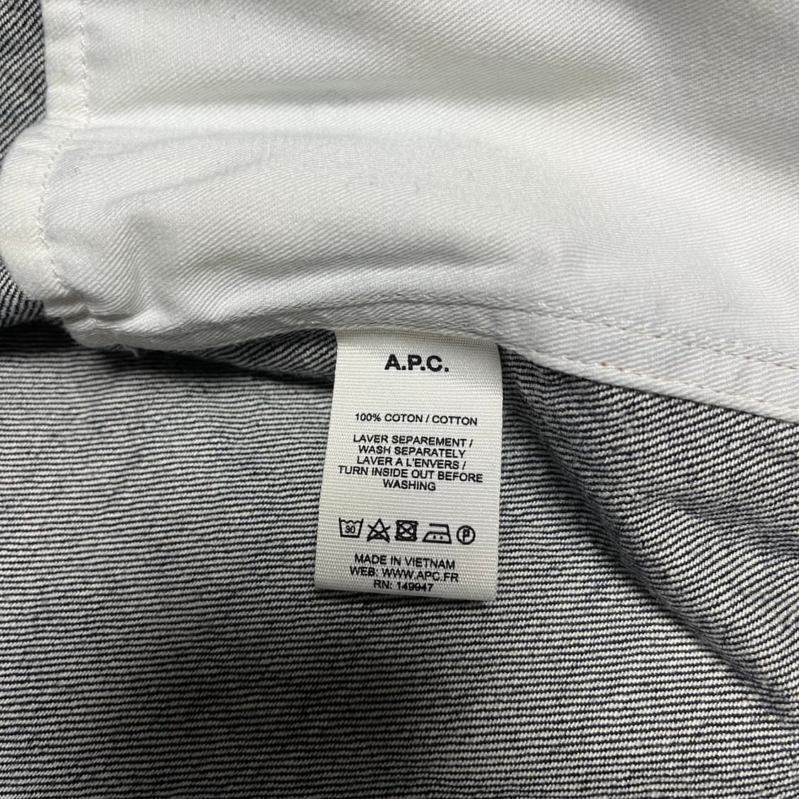 아페쎄 생지 데님 자켓 상품이미지4