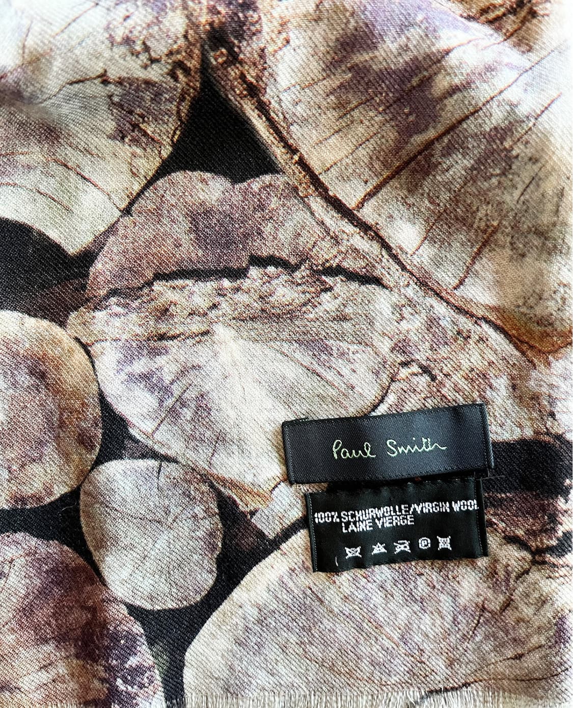 PAUL SMITH wood print virgin wool muffle 상품이미지3